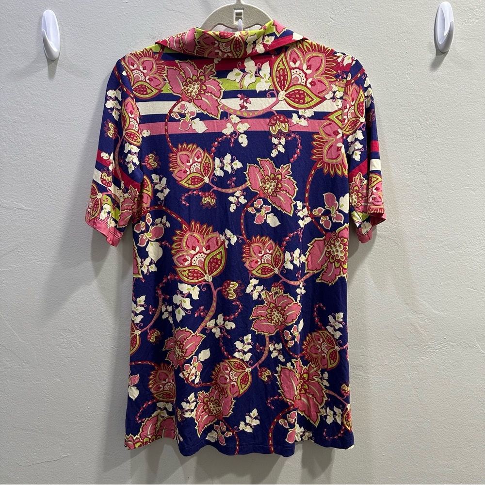 New Johnny Was Montreux Polo Swing Tunic Top‎ XS - Picture 5 of 8